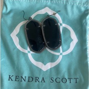 Kendra Scott black stone earrings